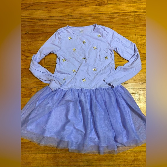 The Children’s Place Lavender Jeweled Tulle Dress size XL 14 - Picture 1 of 6
